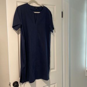 Theory linen and viscose dress